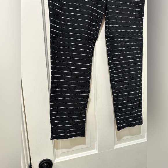 Jules & Leopold pull on capri stretch fitted dotted work business pants bottoms - Picture 8 of 16